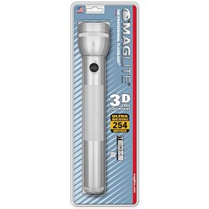 Mag-Lite S3D106 3 D-Cell Lampe Torche M&eacute;tal Argent 31,5 cm (Retour40 Trading, neuf)