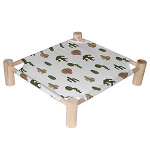 ETOPARS Lit Marche pour Animaux de Compagnie, Chenil D'été Lit pour Chien, Tapis de Chat en Bois Lavable Quatre Saisons Disponibles, Lit de Marche pour Chien Nid de Chat (FUNAT-EU, neuf)