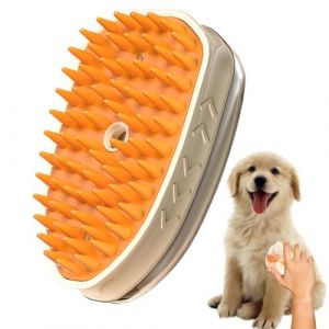 Brosse &agrave; Vapeur pour Chats,Peigne &Eacute;lectrique Avec Spray &Eacute;limination Des Poils - Brosse &agrave; D&eacute;m&ecirc;ler &agrave; Vapeur pour Chat,Pour D&eacute;m&ecirc;lage Massant Durant Le Bain Des Chiots (Rui&rsquo;s Pro Hub, neuf)