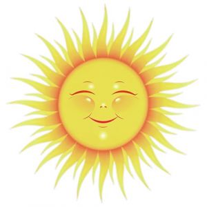 Sticker Mural Soleil Sticker Soleil Salon Fond D'écran Du Soleil De La Maternelle Stickers Muraux Enfants Pour Chambre Peler Mur De Vinyle Printemps De Bébé Système Solaire (Alda Jin, neuf)