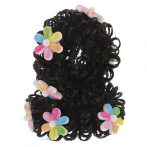 VALICLUD 1 Paire Perruque Chignon Color&eacute; pour Filles Accessoire Adorable Boucle Cartoon pour D&eacute;guisement et &Eacute;v&eacute;nements Festifs (Sudersana, neuf)