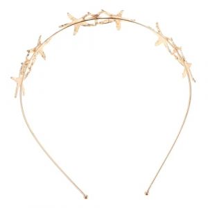 Homoyoyo Tête-bande Sirène Étoile De Mer Accessoire Cheveux Strass Bandeau Mariage Plage Cerceau Pailleté Léger Coiffe Déco Fête (Alda Jin, neuf)