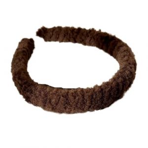 Ceinture de cheveux de jeu de rôle Bandeau en fourrure de couleur marron d'hiver for femmes et filles, doux et élégant, cerceau de cheveux en peluche, lavage du visage, bandeau à la mode, nouveaux acc (Mobang Ubest, neuf)