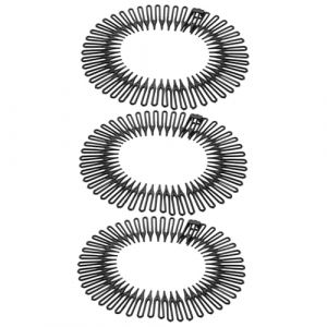ELAYARD Peigne &agrave; Ressort Noir Extensible Serre-t&ecirc;te Flexible pour Cheveux Lot de Maintien des M&egrave;ches Rebelles Accessoire Coiffure pour Femmes (Heyyii, neuf)
