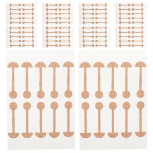 Hemobllo Patchs Correcteurs de Nez D&rsquo;Halt&egrave;re 20 Pi&egrave;ces Bandes Adh&eacute;sives Confortables et Ajustables pour Remodelage Nasal Rehausseur et Affinement Naturel des Ailes et Narines Larges (Leopolerd, neuf)