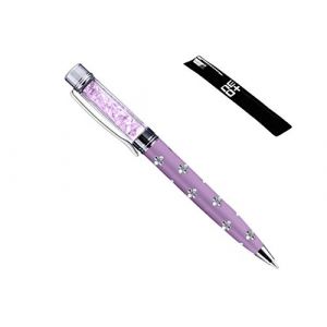 NEO+ Stylo à bille de qualité avec cristaux GRATUIT 1 REMPLISSEMENT (VIOLET) (ONLINE UK SELLER LTD, neuf)