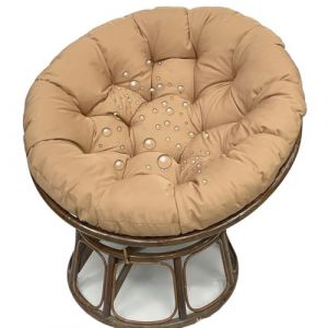 JORTUIO Coussin De Chaise Papasan Ext&eacute;rieur, Coussin de Si&egrave;ge Jardin Imperm&eacute;able, Coussin &Eacute;pais pour Chaise Suspendue Rond,Confortable,Amovible ext&eacute;rieur/int&eacute;rieur(Kaki,60x60cm) (Danansentt Shop, neuf)