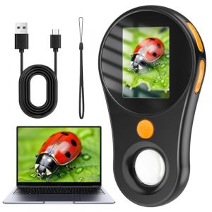 Microscope numérique pour Enfants,OUTACT Microscope Portable,Microscope de Poche à 8 LED,500x Microscope avec loupe Optique，Microscope de Poche pour Enfants en Plein air avec 4 Niveaux de réglage (OUTACT Store, neuf)