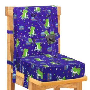 Rehausseur Chaise Enfant, Boucle de S&eacute;curit&eacute; 5 Points, Facile &agrave; Nettoyer Sangles de S&eacute;curit&eacute; R&eacute;glables et Fond Antid&eacute;rapant（Bleu) (Mative Direct, neuf)