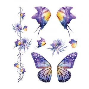 Tatouage vert cristal visage paillettes strass tatouage temporaire musique festival f&ecirc;te yeux brillants body bijoux tatouages (FG35) (SIXIANduoxiao, neuf)