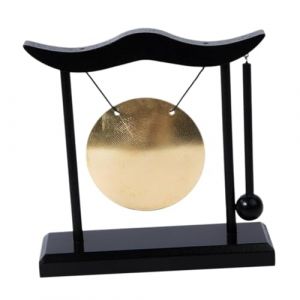 Sharplace Desktop Gong Wind Gong Adorment m&eacute;nage B&eacute;n&eacute;diction Gift Asian Bure (RT Technology, neuf)