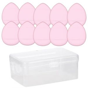 Lot de 6/10 éponges de maquillage avec sangle de support pour les doigts, pour crème, anti-cernes, fard à paupières, outil de maquillage (zijianZZJ, neuf)