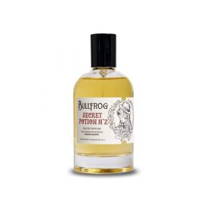 Bullfrog Eau De Parfum Secret Potion N.2 100ml - Parfum Homme - Notes de Poivre Noir, Cannelle, Noix de Muscade, Bois de Cèdre, Vétiver et Bois de Santal - Fabriqué en Italie (BULLFROG BARBERSHOP, neuf)