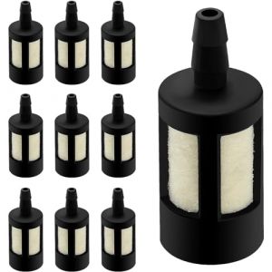 Filtre à Essence pour tronçonneuse à Essence, Filtre à Carburant pour Tondeuse à Gazon, souffleur, Coupe Gazon, 9 pièces (Yitobici-EU, neuf)