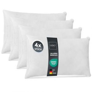 LILENO HOME Lot de 4 Coussins de garnissage 50 x 70 cm – Coussin intérieur Lavable à 40 °C, Convient aux Personnes allergiques – Coussin en Polyester comme Coussin de canapé, Coussin de Cocktail et (Discount-Deal24, neuf)