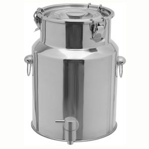 aliooila Pot a Lait Bidon Alimentaire 10l Avec Robinet De Lait Inox De Transport De Lait De Ferme De Baratte,Capacity-5L (CreatStore, neuf)