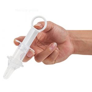 Isuper Seringue à Médicaments pour Bébé - Tétine Médicale - Kit de Soins du Corps avec Seringue et Verre Doseur - Aide Parentale pour Nourrir les Jeunes Enfants (Yayuefindei, neuf)