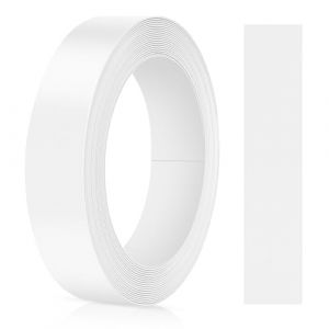 NUTKIT Bande de Chant M&eacute;lamine Autocollante, 18mm*5m Bande de Bord de Meuble, Ruban de Chant pour Meubles, Maintien s&ucirc;r sans Repassage, Chant Thermocollant, Pour &Eacute;tag&egrave;res, Meubles & Panneaux(Blanc) (HFX-online, neuf)