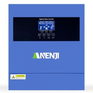 Aninerel Onduleur Hybride Solaire 4200W 24Vdc &agrave; 230Vac Onduleur &agrave; Onde sinuso&iuml;dale Pure avec r&eacute;gulateur de Charge Solaire MPPT 100A, Tension d'entr&eacute;e PV Max. 500V, pour Batteries Lithium 24V (ANENJI-Direct EU, neuf)