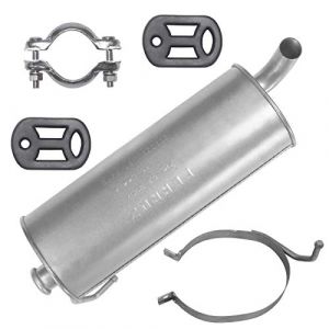 FERROZ Pot d&rsquo;&eacute;chappement arri&egrave;re pour Peugeot 206 01.1998-12.2009 1.4 HDI 1.9 D Hayon (attelage-online, neuf)