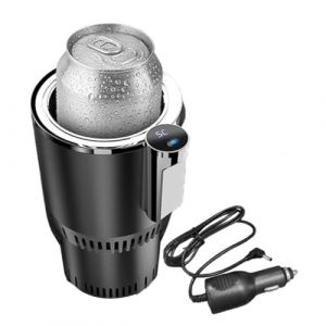 Humkopnl Chauffe-Eau de Voiture, Porte-Boisson pour Voiture - Refroidisseur d'eau Chauffe-café Intelligent 2 en 1 | Porte-Bouteille d'eau, Porte-Boisson de Voiture, extenseur de Tasse de Voiture pour (USAqiokLi, neuf)
