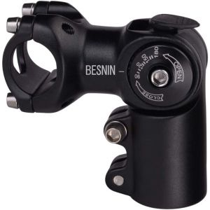 BESNIN Potence de V&eacute;lo R&eacute;glable 0-90 Degr&eacute;s Potence VTT 31.8/25.4x60/80/90/93/100mm Potence V&eacute;lo Route Tige de Guidon de V&eacute;lo de Montagne pour VTT, BMX (31,8&times;60mm) (Besnin Technology co., Ltd, neuf)
