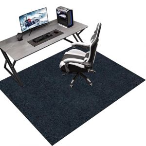 120 x 140 cm Tapis de Protection du Sol pour Chaise de Bureau, Tapis Gaming Sol, Tapis de Protection du Sol pour sols durs, Tapis de Sol bureau pour Chaise de Bureau stratifi&eacute;e, Bureau et Chambre (Tkuhknag, neuf)