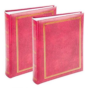 Album Photo Traditionnel pour Photos Format 10x15 - Album Durable pour 2 x 200 Photos avec des Espaces Supplémentaires pour des Notes Personnalisées | Facile à Remplir avec des Pochettes en Plastique (Photopoint, neuf)