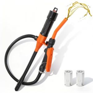 MidingChai Pompe Electrique Carburant, Pompe a Petrole Portable &agrave; Piles, pompe de Transfert Essence 2,4GPM Aliment&eacute;e par Batterie, pour Essence, Diesel, Huile Moteur, Carburant (HANYU-EU, neuf)
