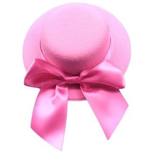 Bowknot Decals Bibi en forme de chapeau épingles à cheveux de mariée Bibi Pince à cheveux Mariage Pince à cheveux pour femme Queue de cheval (ZQING_X, neuf)