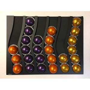 Cafedeco Porte Capsules Nespresso Vertuo, 36 Capsules - Support et Distributeur pour Dosettes de Machines à Café Nespresso Vertuo 42x32x1 cm (Cafedeco, neuf)