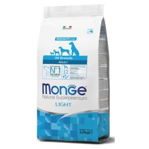 MONGE NATURAL SUPERPREMIUM Salmon Dog Lumière Dry Dog Food (Miscota Ecommerce, neuf)