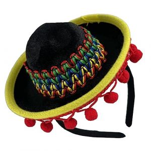 BESPORTBLE Fournitures de F&ecirc;te Bandeau de Chapeau Mexicain Bandeau de Festival D&eacute;coratif pour D&eacute;corations de F&ecirc;te &agrave; Th&egrave;me Mexicain (Quentin Hua, neuf)