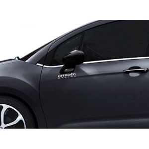 Lot de 2 stickers blanc Citro&euml;n racing 12 x 3 cm (ADP shop, neuf)