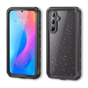 ShellBox Coque pour Samsung A55 5g IP68 Etanche Etui Coque pour Samsung Galaxy A55 5G Antichoc 360 degrés Silicone Noir Étanche de Protection pour téléphone Portable Compatible pour Samsung Galaxy A55 (MOMOTS-EU, neuf)