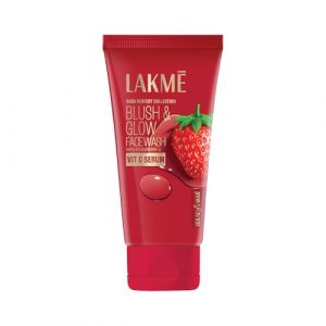 Lakme Blush & Glow Strawberry Gel Face Wash, 100g (Global India Store 5, neuf)