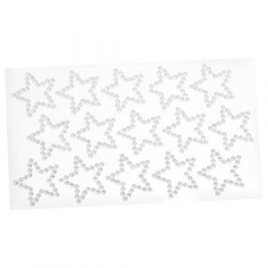 BIUDECO Autocollants De Bijoux Faciaux Lumineux Planche Gemmes Adh&eacute;sives Pour Maquillage Festival (Cosenlong, neuf)