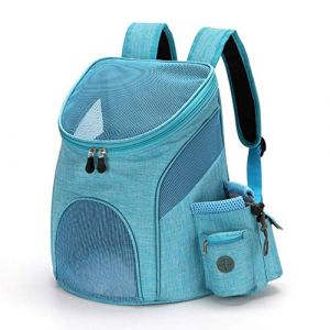 ETOPARS Sac de Transport pour Chien, Sac &agrave; Dos de Transport, Sac &agrave; Dos pour Chien, Transport Sac &agrave; Dos pour Animaux de Compagnie pour Marche randonn&eacute;e v&eacute;lo Support jusqu'&agrave; 3 kg (S, Bleu) (Etocars, neuf)