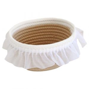 Beavorty Panier De Rangement Tissé Corde De Coton Panier De Bureau Pour Cosmétiques Clés Et Télécommandes Décoration Intérieure (T Innovation·HX, neuf)