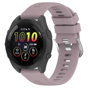 FTRONGRT 20mm Bracelet pour Montre Garmin Forerunner 55, Bracelet en Silicone Souple R&eacute;glable, Sangle de Remplacement pour Garmin Forerunner 55 - Roland Violet (FTRONGRT, neuf)