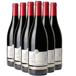 Ch&acirc;teau Puech Haut Pic Saint-Loup Le loup du Pic - Rouge 2022 - Vin Rouge du Languedoc - Roussillon (6x75cl) (e-boissons, neuf)
