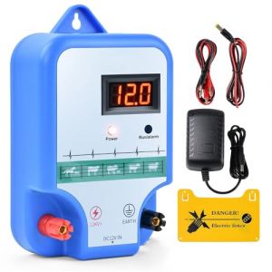 15 KM Cloture Electrique pour Animaux,Puissante 2J electrificateur de cloture,electrificateur secteur Pour ÉLevage D'Animaux Cheval Vache Moutons,Pour ferme jardin pâturage (YYYuYong, neuf)