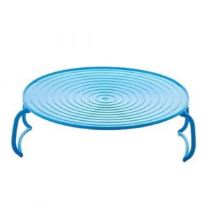Plateau pliable pour micro-ondes | Étagère multifonction en plastique pour four à micro-ondes | Plateau de four à micro-ondes avec poignées flexibles | Empileur d'assiettes à micro-ondes pour bols, (kafen, neuf)