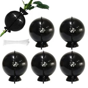 5PCS Germoir Boule de Marcottage Aerien,Mini Serre Pour Semis Godets de Repiquage Germer Pour Plante Germer Int&eacute;rieur Ext&eacute;rieur Mat&eacute;riel Pour Serre et Semis Bouturage Boule Marcottage Kit Germination (Ehonu, neuf)