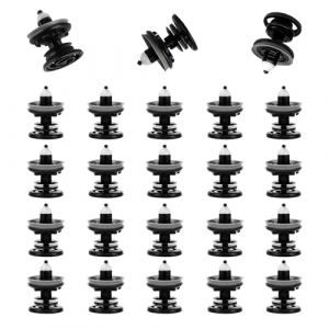 50 Pi&egrave;ces Clips de Fixation pour Voiture, Clips de Fixation de Panneau de Porte de Voiture, Rivets Clips de Carrosserie Plastique pour T5 pour Golf 5 6 7 pour VW T5 T6 pour T5 A1 A4 A5 A6 Clips (ManZhenLi, neuf)