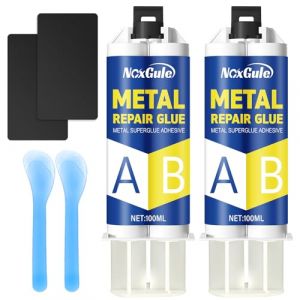 NoxGule 200ml Soudure a Froid, Colle Metal Extra Forte, Soudure a Froid Metal, Colle Metal pour Réparer les Trous Fissures Dans le Métal, L'acier Inoxydable Tuyaux Industriels, Durcissement Rapide (zhenyingkeji, neuf)