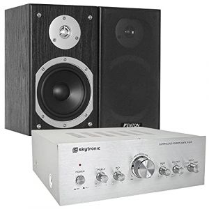 Skytronic Set HiFi Complet - Kit Sono DJ - 280 Watts, Id&eacute;al pour Animer Vos Soir&eacute;es (Sono Mat&eacute;riel, neuf)