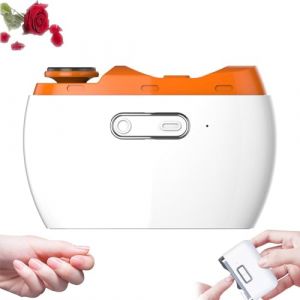 Variable Speed Electric Toenail Clipper,2 in 1 Electric Polishing Automatic Nail Clippers,with Lighting Function Electric Toenail Clippers Electric Nail Clipper for Children, Adults,Elderly (White-B) (YUANSHUOBAIHUOSHANGHANG, neuf)