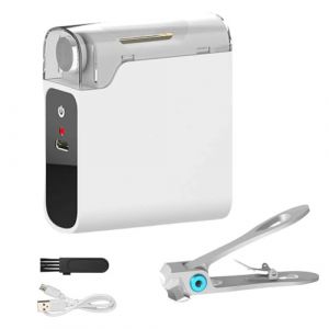 Coupe Ongle Electrique Lime A Ongle Electrique Lime Ongle Automatique Adulte Puissant Pour Adulte Rechargeable Par USB Convient À Toute La Famille (62×72×26mm,White) (naqishi, neuf)
