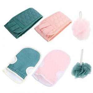 VALICLUD 6 Pièces De Bain De Douche Douche Éponge à Dos Sangle Pour Dos Maille Exfoliante Sangle (Sudersana, neuf)
